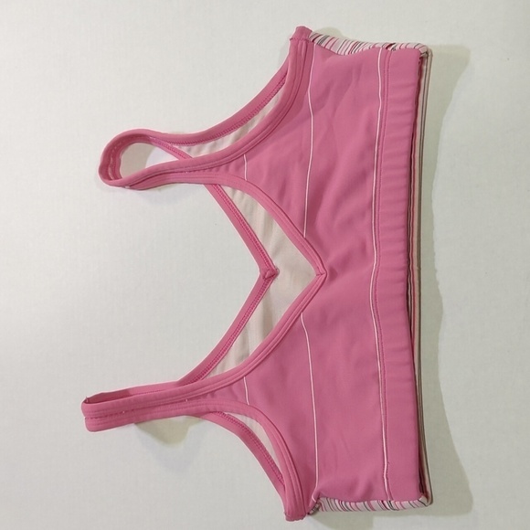 Champion Women's Striped Sports Bra Size Medium - Picture 2 of 5